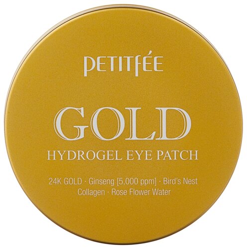 Petitfee Гидрогелевые патчи для век Gold Hydrogel Eye Patch