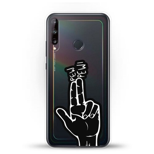 фото Силиконовый чехол pew-pew на honor 9c andy & paul