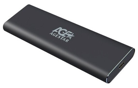 Внешний корпус для SSD M.2 NVME (M-key) AgeStar 31UBNV1C серый