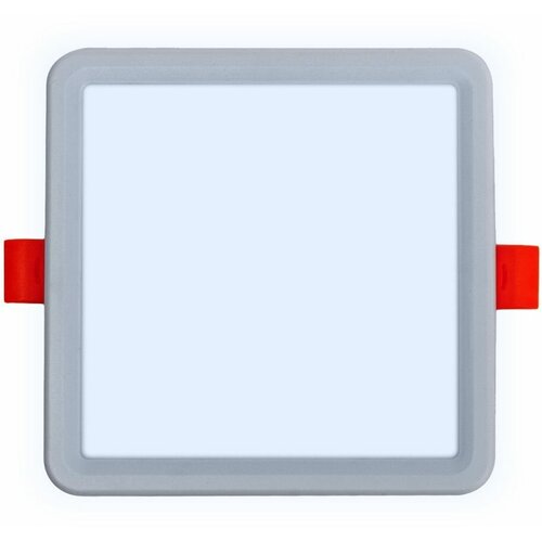 Встраиваемая светодиодная панель OGM LP-18 с регулировкой под посадочное отверстие, 8Вт, 230В/50Гц, 750лм, 6500К, 115х115х24мм
