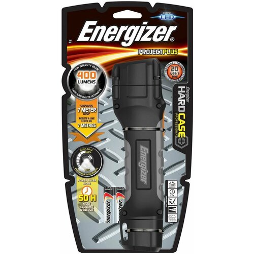 Фонарь светодиодны ENERGIZER Hard Case Project Plus 4АА