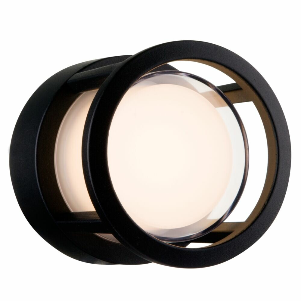 Уличный настенный светильник Wolseley Barclay O011WL-L6B_MY LED 6 Вт металл акрил черный