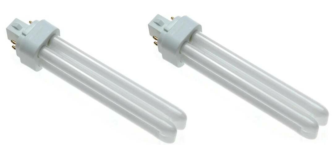 фото Лампа люминесцентная OSRAM DULUX D/E 26W/830 G24q-3 (тёплый белый 3000К) 2 шт