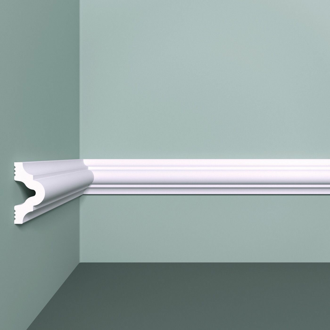 фото Молдинг под покраску Bello Deco М12 Полистирол, размер 2000*40*20 мм