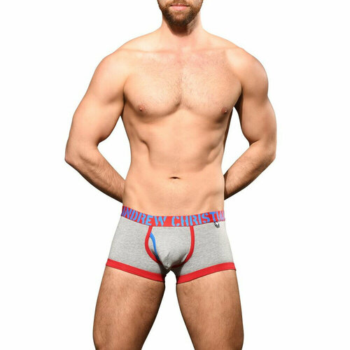 фото Трусы andrew christian, размер m, серый