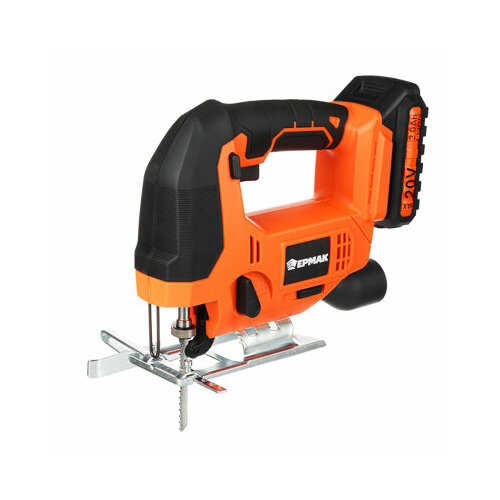 Ермак x-pro лобзик аккум серия единая аккум батарея li-on 20в 2ач 65мм пропил маят ход рег об 8351₽