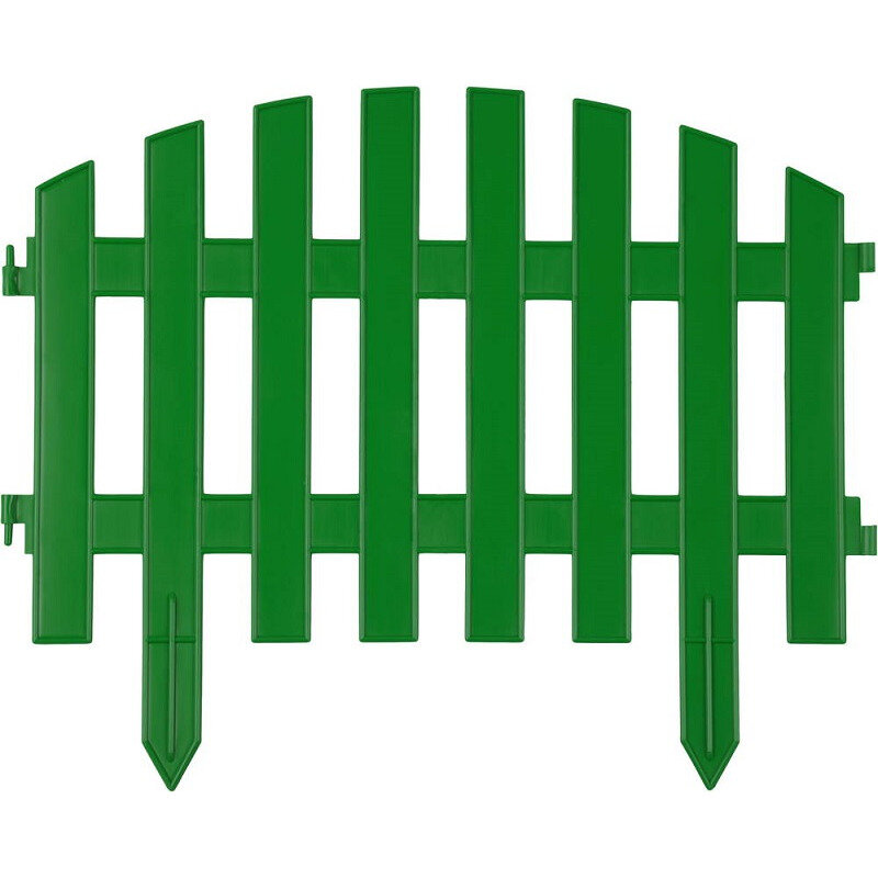 Забор декоративный, зеленый GRINDA "Ар деко" (арт. 422201-G)