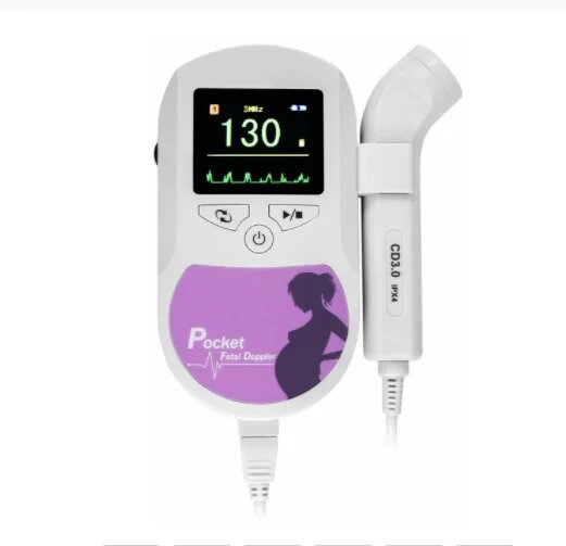 Contec BabySoundC1 Фетальный допплер 3МГц, Pink 3mhz Probe