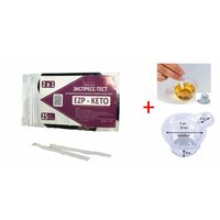 Тестовые полоски для определения 2 типов кетонов ацетона и пищевого кетоза в моче