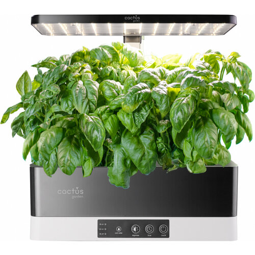 Гидропонная установка Cactus Garden 3.0л 24Вт черный (CS-LEDPOT-06) серый
