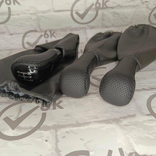 Ручки КПП и раздатки Нива 21213 21214 Черный лакчерная строчка 3070₽