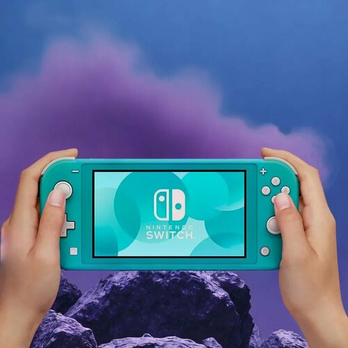 Прошитая Игровая Консоль Switch Lite бирюзовая 256gbПодарки50 игр 31363₽