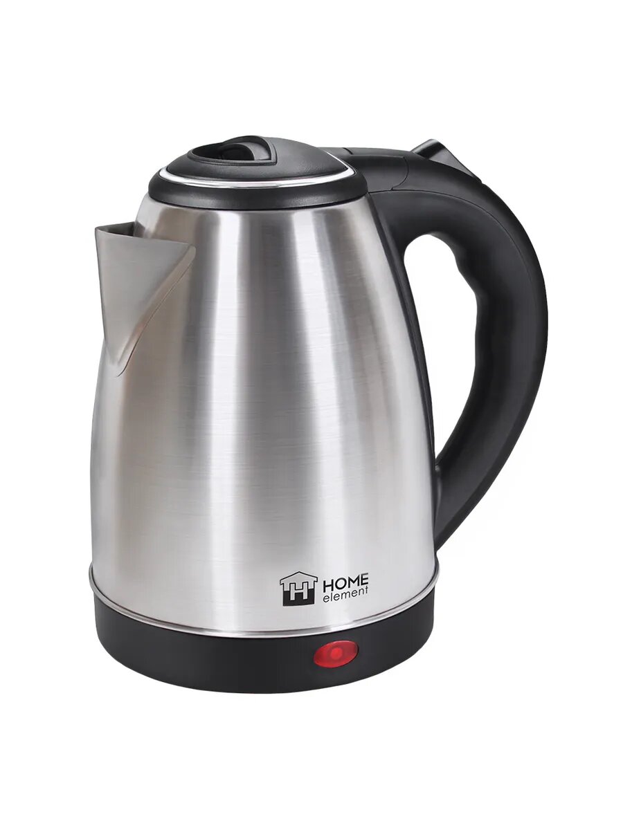 Электрический чайник HOME ELEMENT HE-KT160 черный жемчуг металлический 2л