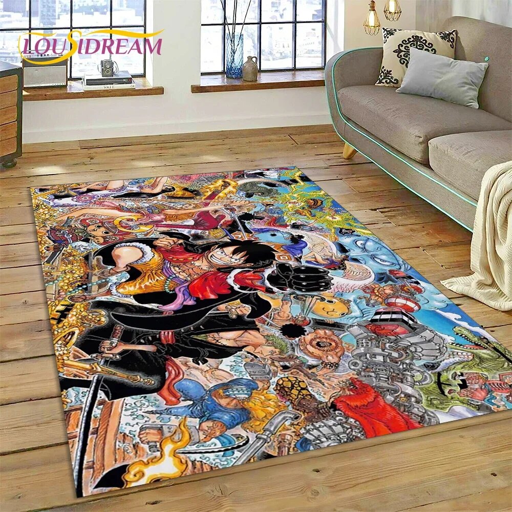 3D ковер с рисунком Луффи из...