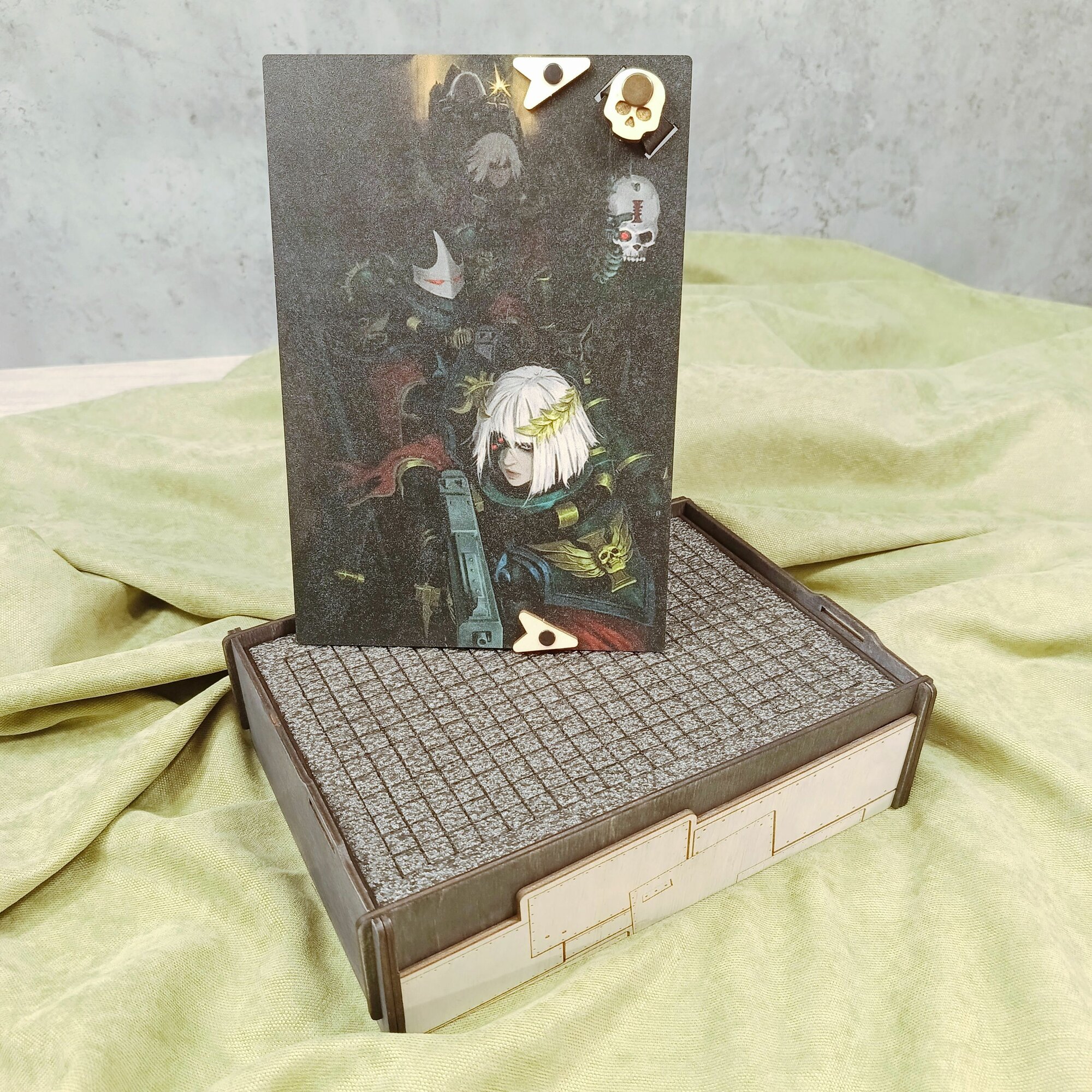Органайзер и трей (ложемент) для миниатюр вархаммер "Сестры битвы" warhammer 40000, kill team, warcry