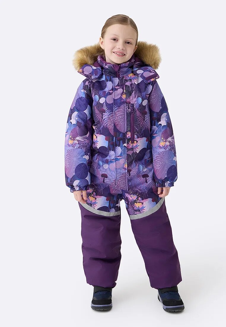 Комбинезон утеплённый Lassie Joni, размер 110, , фиолетовый