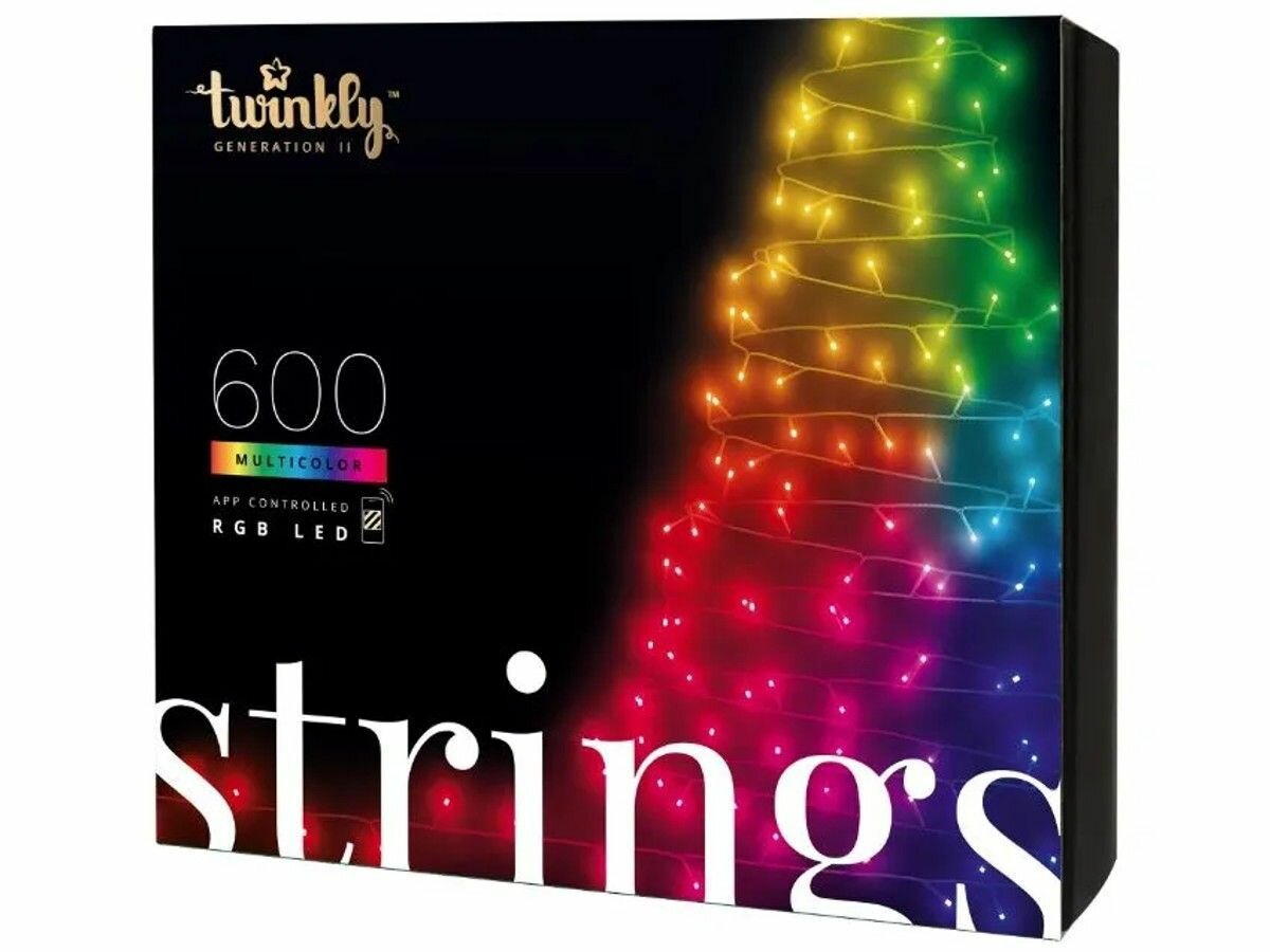 Smart-гирлянда Twinkly Strings - 600 шт. (48 м) RGB + BT + Wi-Fi Generation II