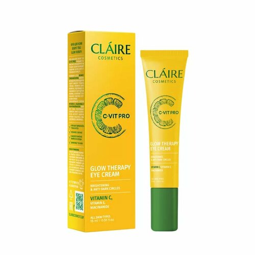 Крем для кожи вокруг гла Claire Cosmetics C-VIT PRO Glow Therapy Eye Cream 15 мл