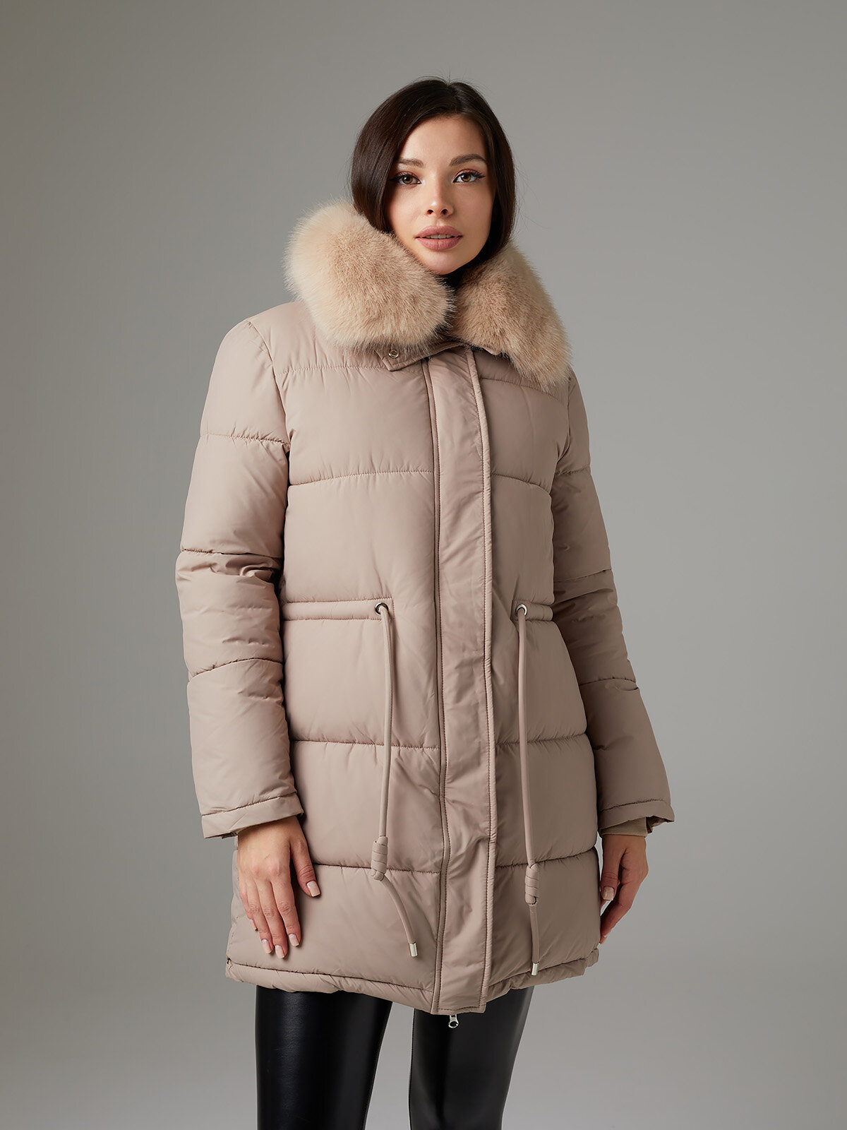 Куртка Sami Fashion, размер M, бежевый