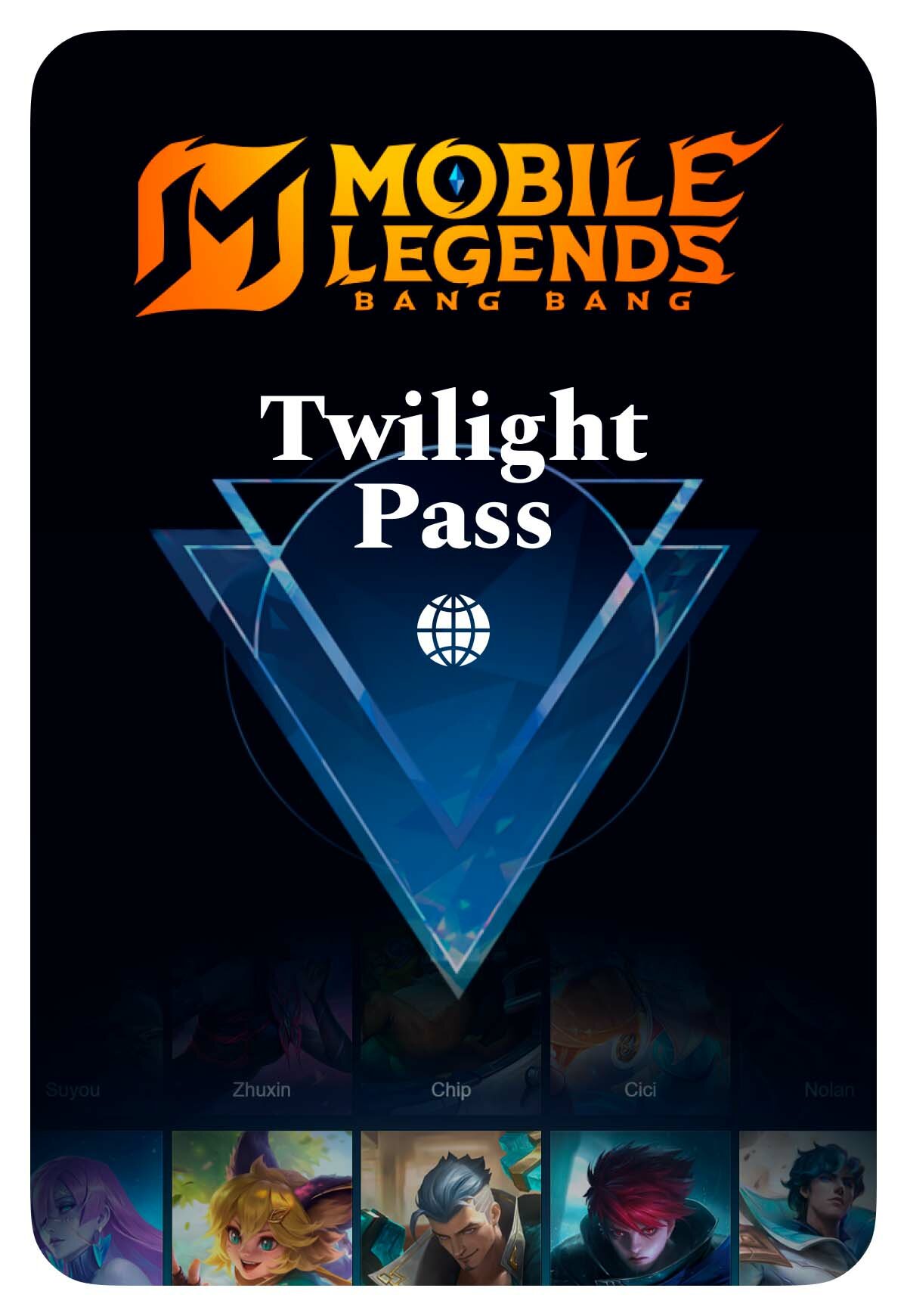 Игровая валюта Mobile Legends Twilight Pass - Global (Mobile Legends; Android, iOS; Регион активации Не для РФ)