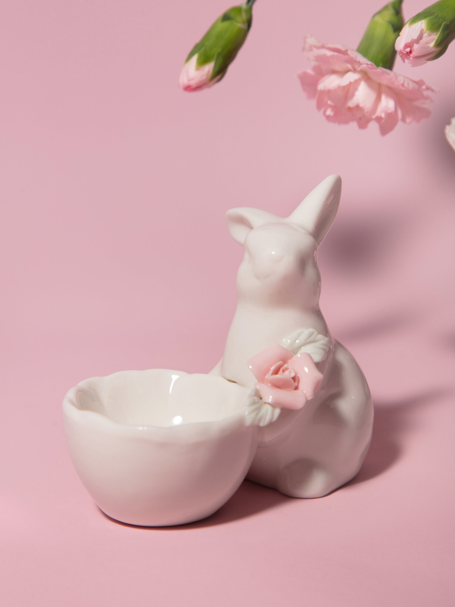 Подставка под яйцо Lefard "Пасха. Кролик", сервировочная, фарфоровая — фото 1