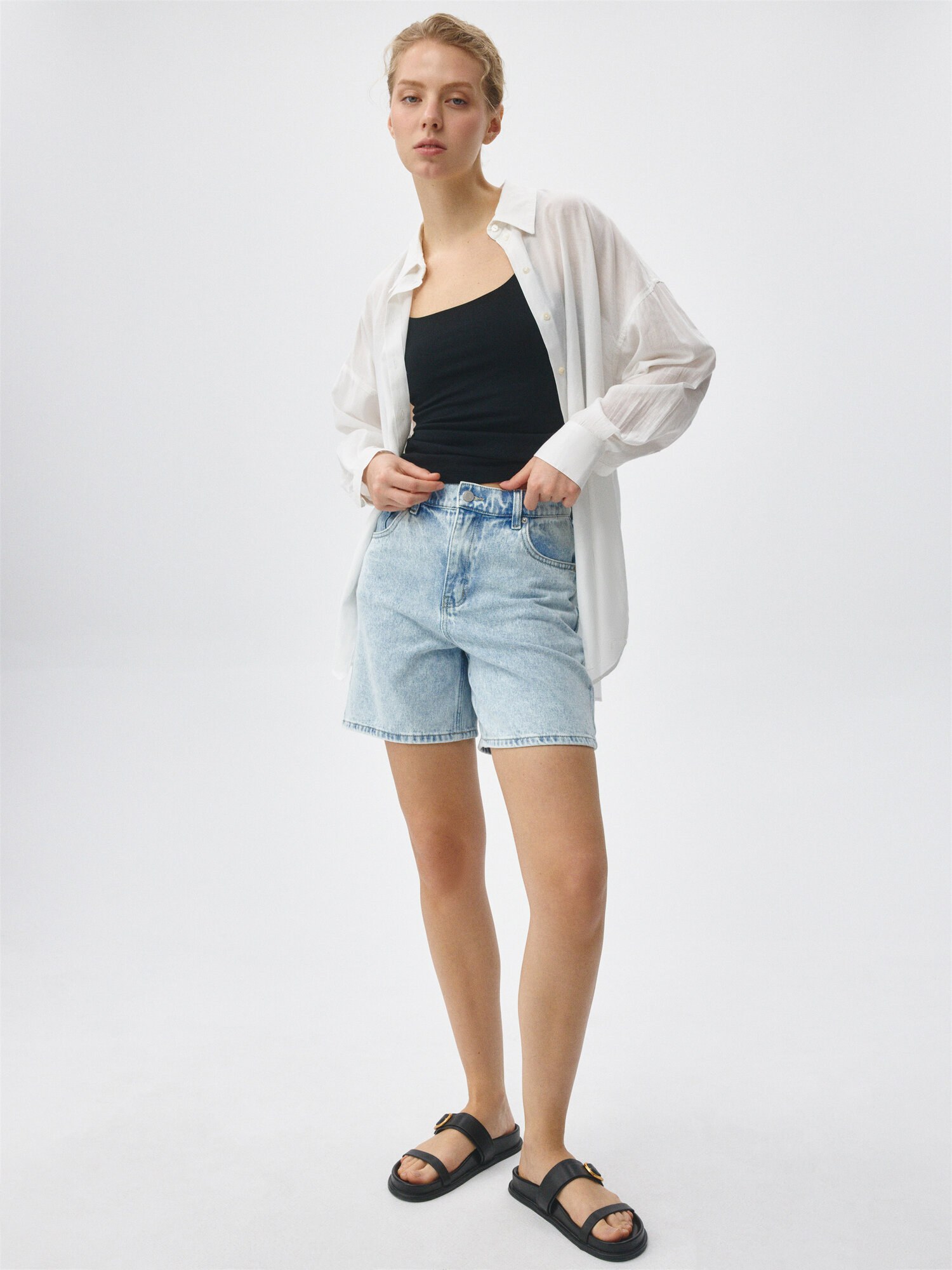 Рубашка Sela, размер XS, белый — фото 1