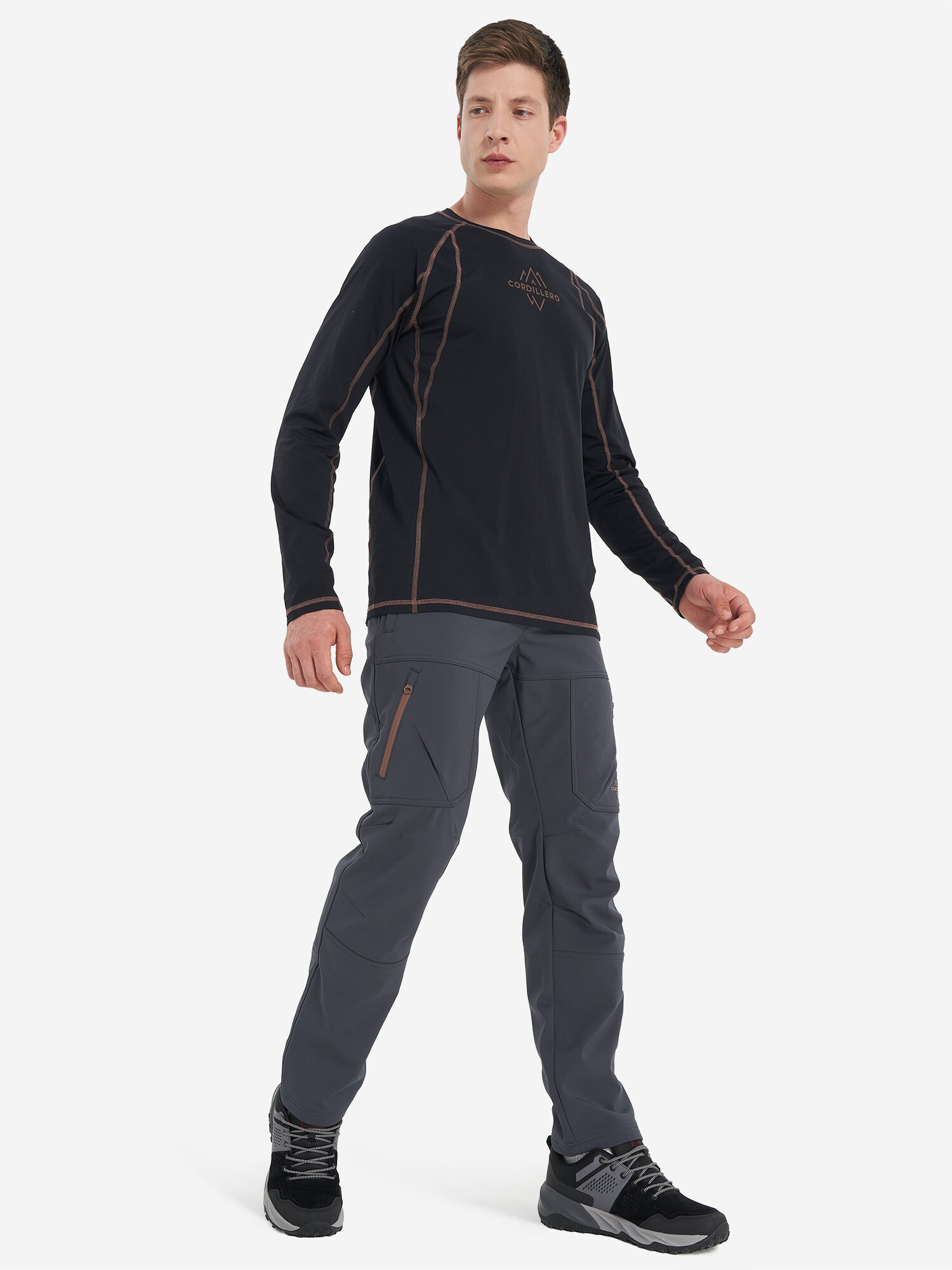 Брюки CORDILLERO, размер 48, графитовый — фото 1