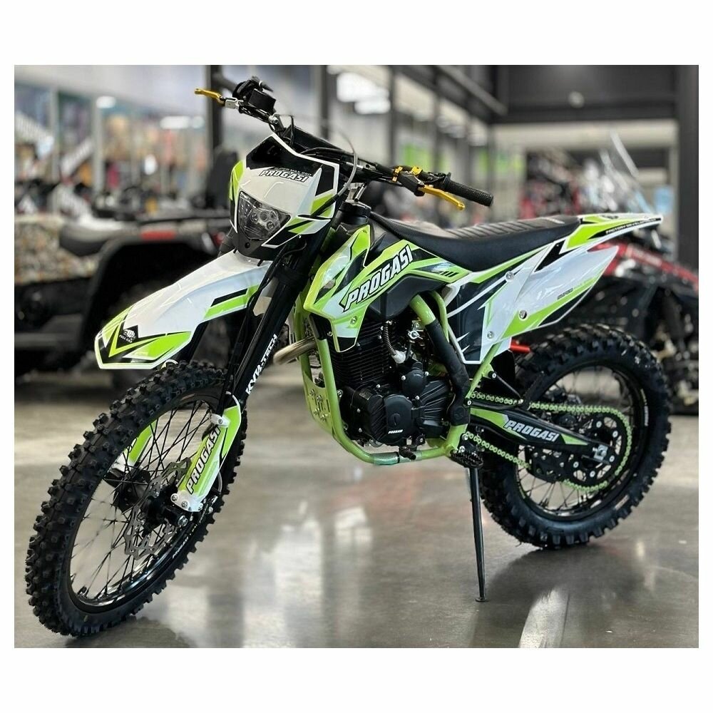 Мотоцикл эндуро PROGASI Super Max 250_зеленый (без ПТС в заводской упаковке)