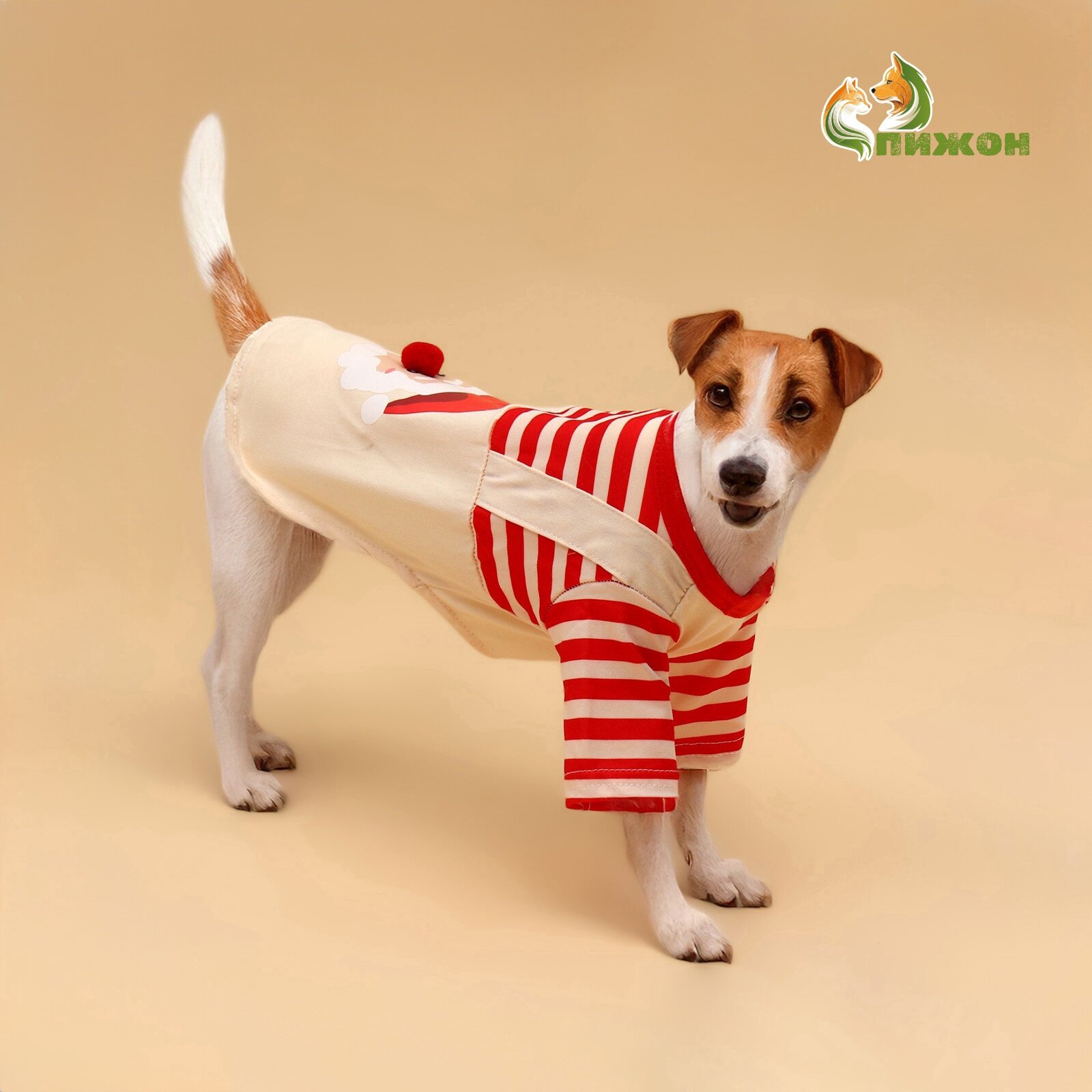 Футболка для животных Santa, M (ДС 30, ОГ 40 см) — фото 1