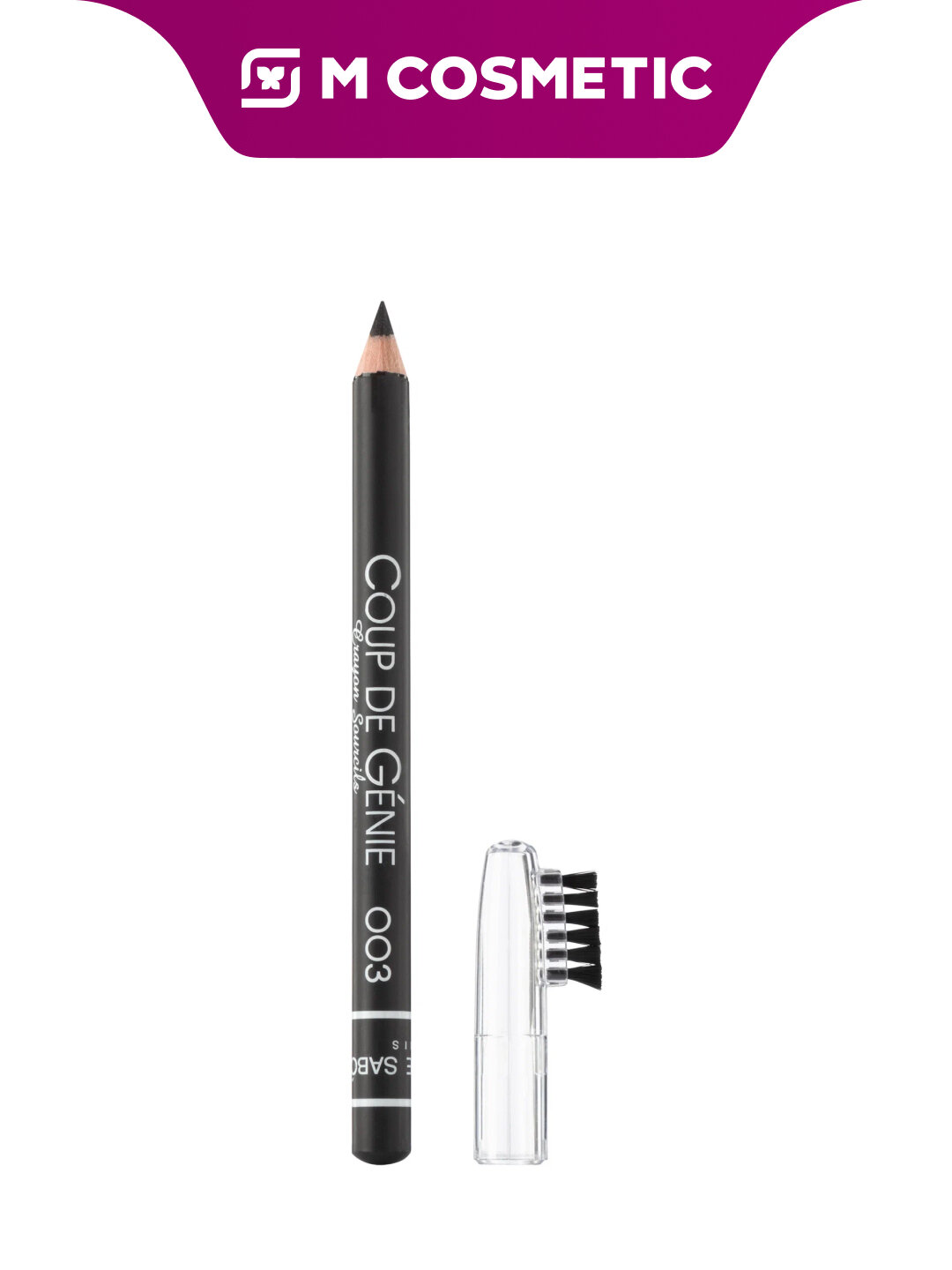 Карандаш для бровей VIVIENNE SABO Coup de Genie 003, темно-серый, 9 г