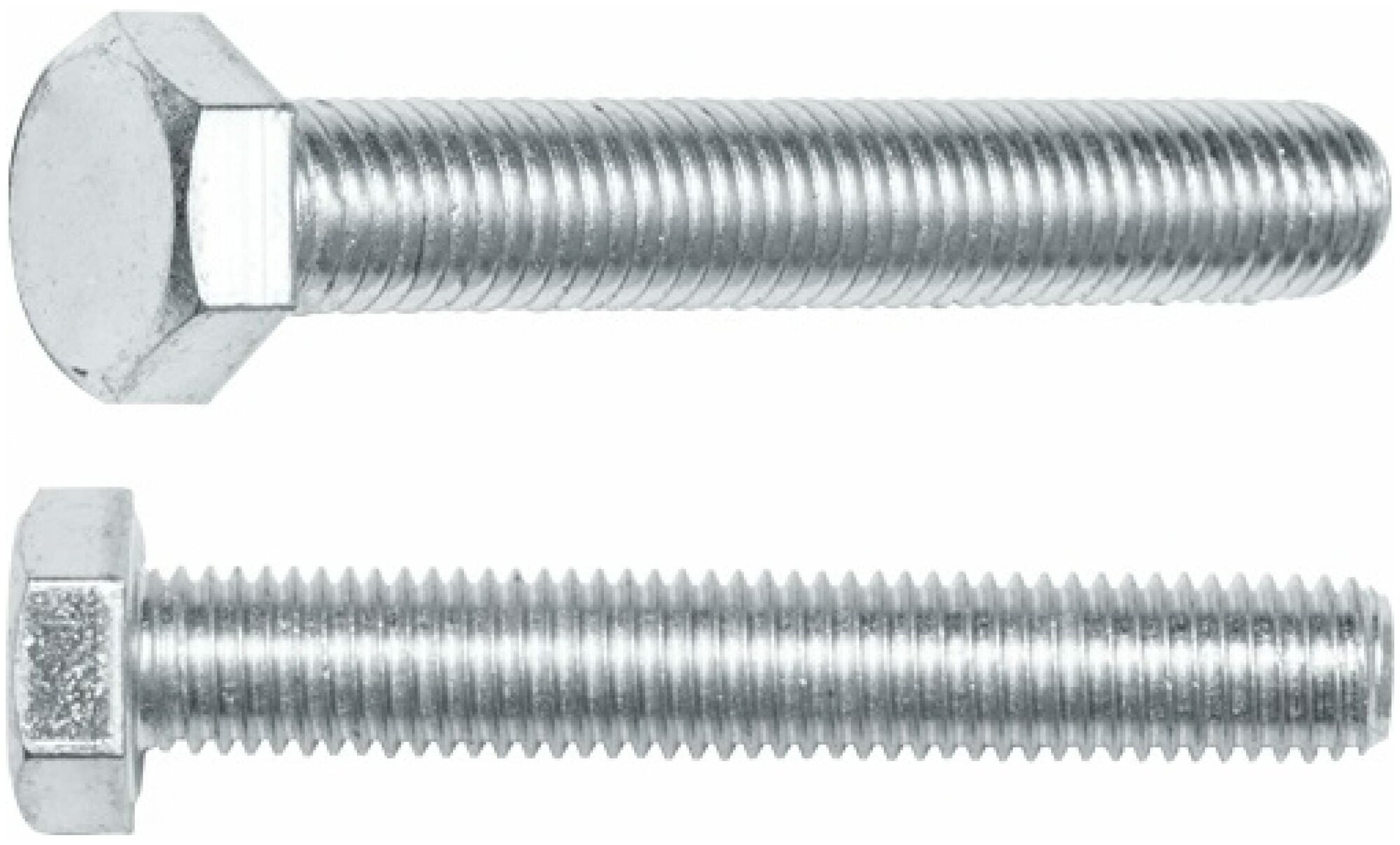 Болт М14х80 мм шестигр цинк кл. пр. 5.8 DIN 933 (10 шт в карт. уп.) STARFIX (SMC1-21533-10)