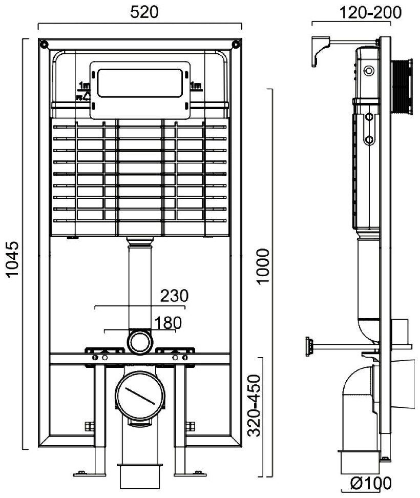Система инсталляции для унитазов STWORKI 510162 - фото №11