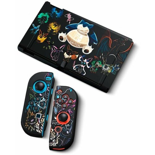 Силиконовый чехол для Nintendo Switch Oled Snorlax / Для игровой консоли защитный чехол для консоли splatoon 3 switch switch oled