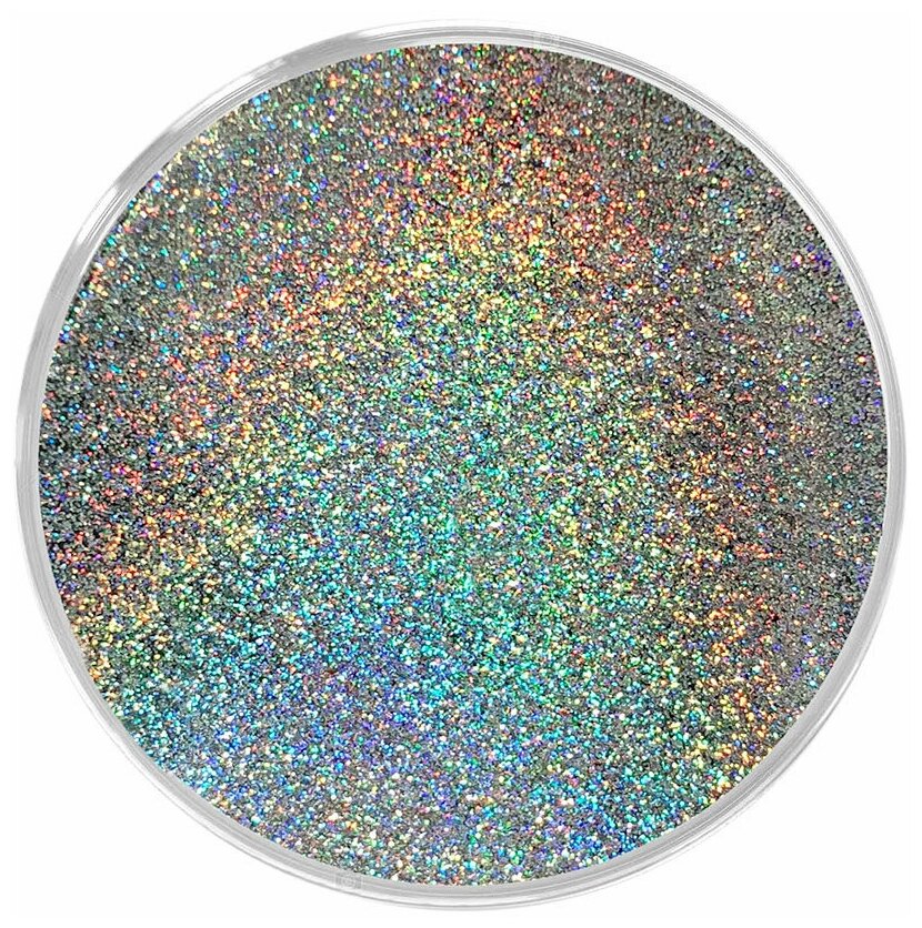 Глиттер Holographic Silver 10г