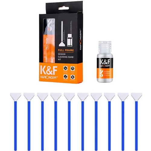 Набор для ухода за матрицей K&F Concept 24mm Full-Frame Sensor Cleaning Swab Kit (sku1617)