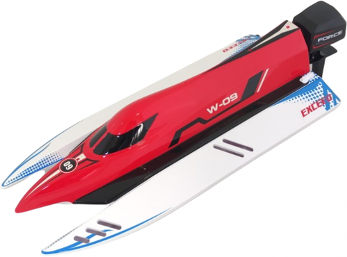Бесколлекторный катер на радиоуправлении Speedboat (2.4G, 45км/ч, 43 см) WL Toys WL915-A-RED