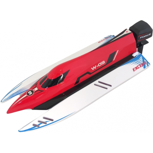 Бесколлекторный катер на радиоуправлении Speedboat (2.4G, 45км/ч, 43 см) WL Toys WL915-A-RED