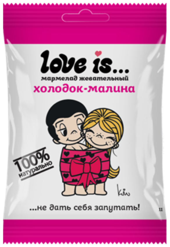 Мармелад Love is жевательный ЖуйМиксик Холодок-малина 20 шт по 20 г