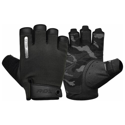 Перчатки для тяжелой атлетики RDX T2 HALF BLACK - RDX - Черный - M