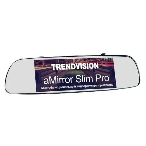 фото Видеорегистратор trendvision amirror slim pro, 2 камеры, gps