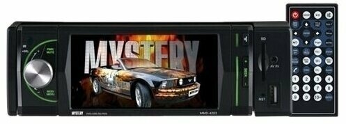 Мультимедийный центр MYSTERY MMD-4203 1DIN, USB, DVD, экран 4 дюйма