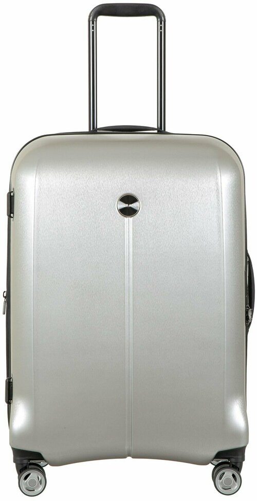 Чемодан Verage GM20075W24 brushed silver, размер M, серебряный