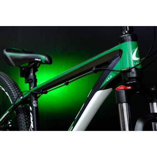 Велосипед Lorak LX3 21 дюймов под рост 175-190 см черныйзеленый горный MTB 275 дюймов 21 скорость 39100₽