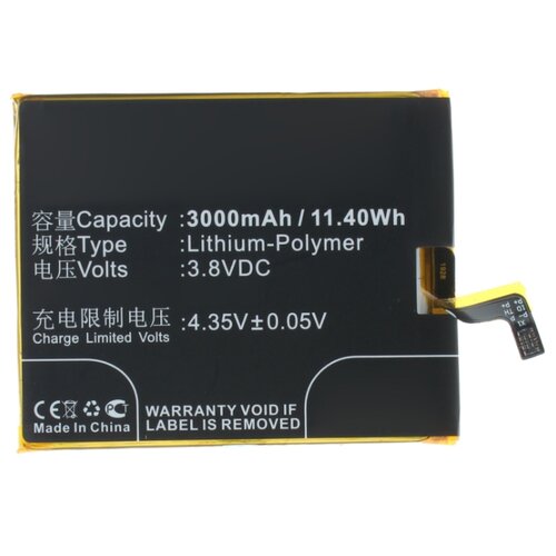 фото Аккумулятор ibatt ib-u1-m3283 3000mah для телефонов meizu m6, m711q, blue charm 6, m6 dual sim, m711m, m6 dual sim td-lte, m711c,