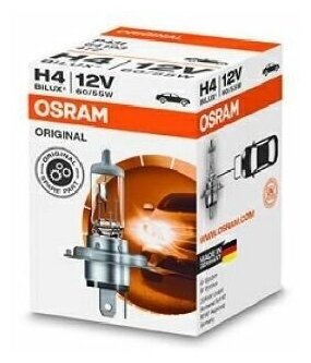 фото Автолампа галогенная OSRAM ORIGINAL LINE H4 12V 60/55W P43t, 64193