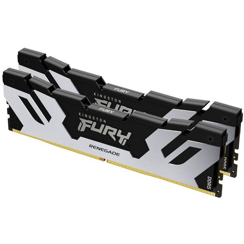 Модуль памяти Kingston 32GB (2x16GB) DDR5 6000 DIMM FURY Renegade Silver XMP Gaming Memory KF560C32RSK2-32 Non-ECC