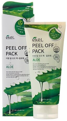 EKEL Peel off pack Aloe Маска-пленка с экстрактом алоэ 180мл