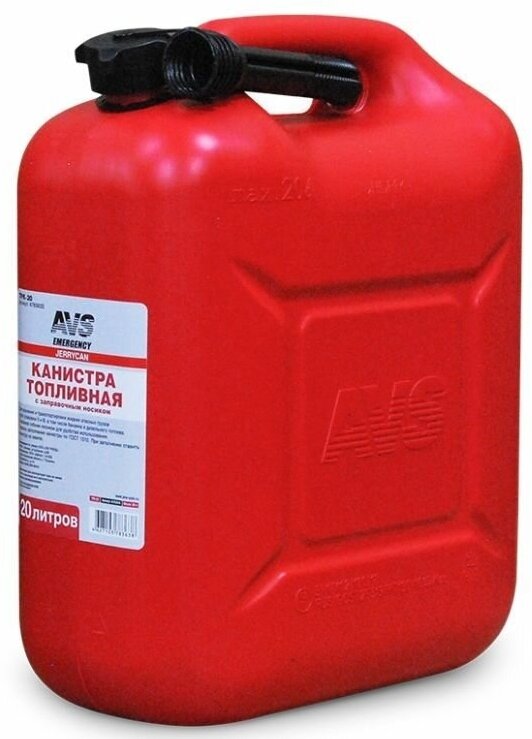 AVS TPK-20 пластик.20л. (красная)