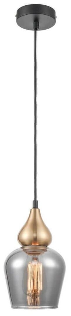 Светильник подвесной Vele Luce Simone VL5564P21, E27, 60Вт, кол-во ламп:1шт, Черный