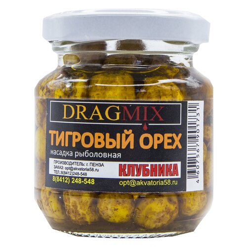 фото Тигровый орех консервированный dragmix клубника 105гр